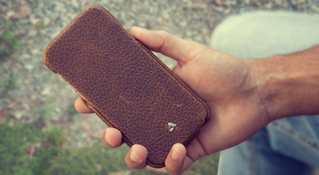 iPhone 7 Top Flip Premium Leather Case