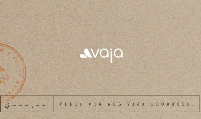 Vaja Gift Card - Buy Leather!