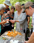 Connie Green and fellow foragers at Blackberry Farm's Foraged and Found Event