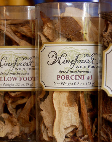 Wine Forest Wild Foods premium dried mushrooms 