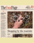 The Napa Valley Register featuring Connie Green and wild foods of The Napa Valley