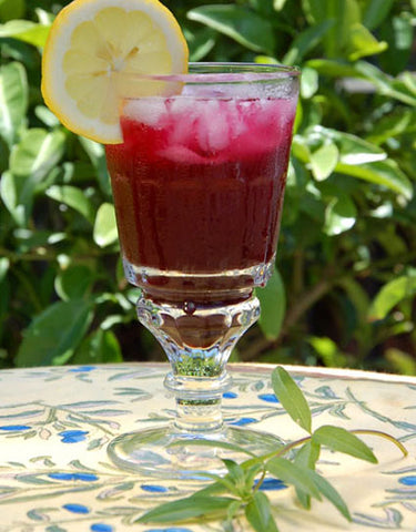 Wine Forest Wild Foods Recipe for Huckleberry Lemon Refreshers