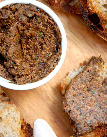 Wine Forest Wild Foods Recipe for Mushroom Pate Spread