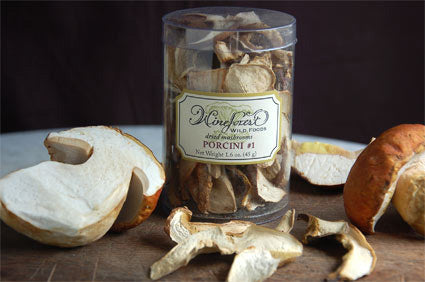 Wine Forest Wild Foods Wild Bible Rehydrating Dried Mushrooms, Wild Porcini #1 aside the fresh porcini or king boletes
