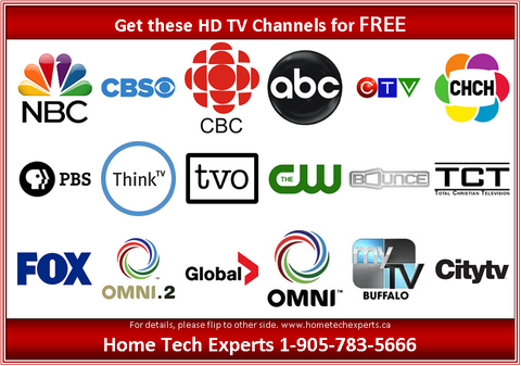 Available Channel Listing Toronto