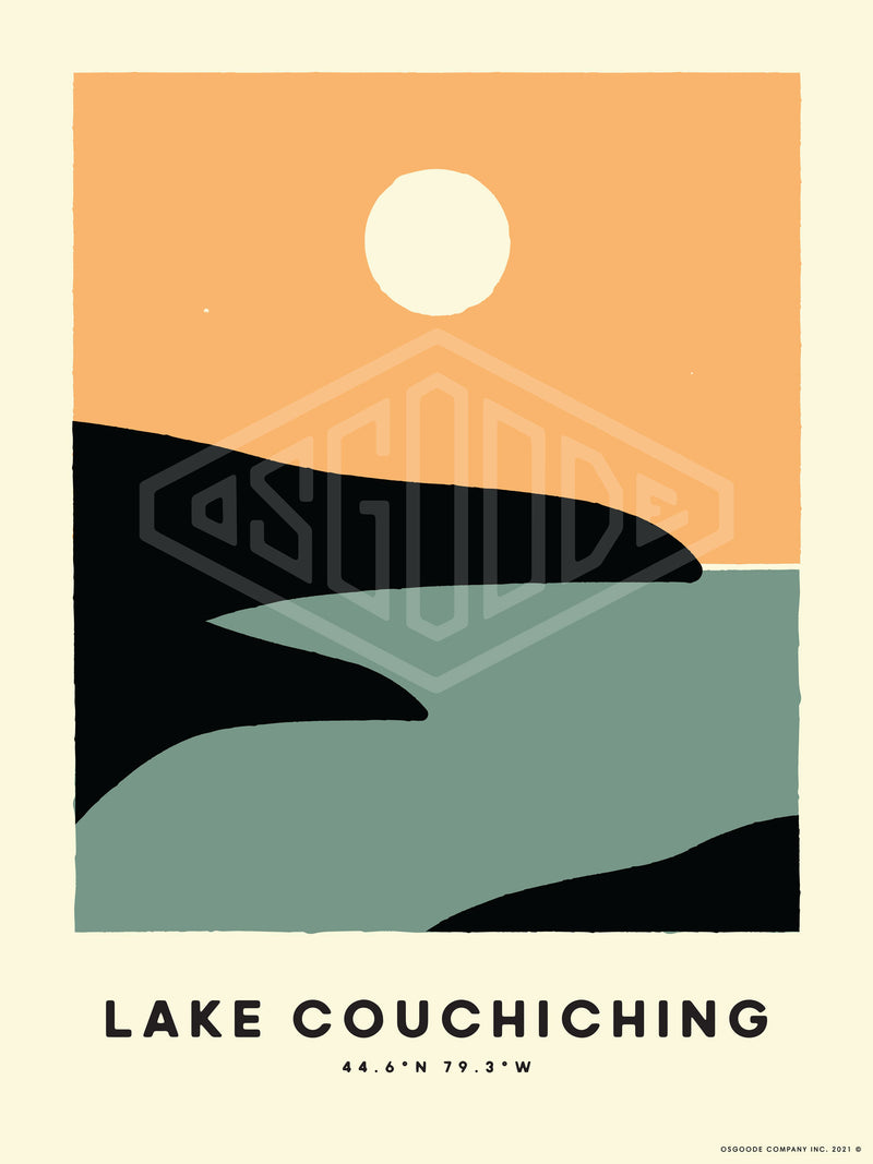 LAKE COUCHICHING PRINT