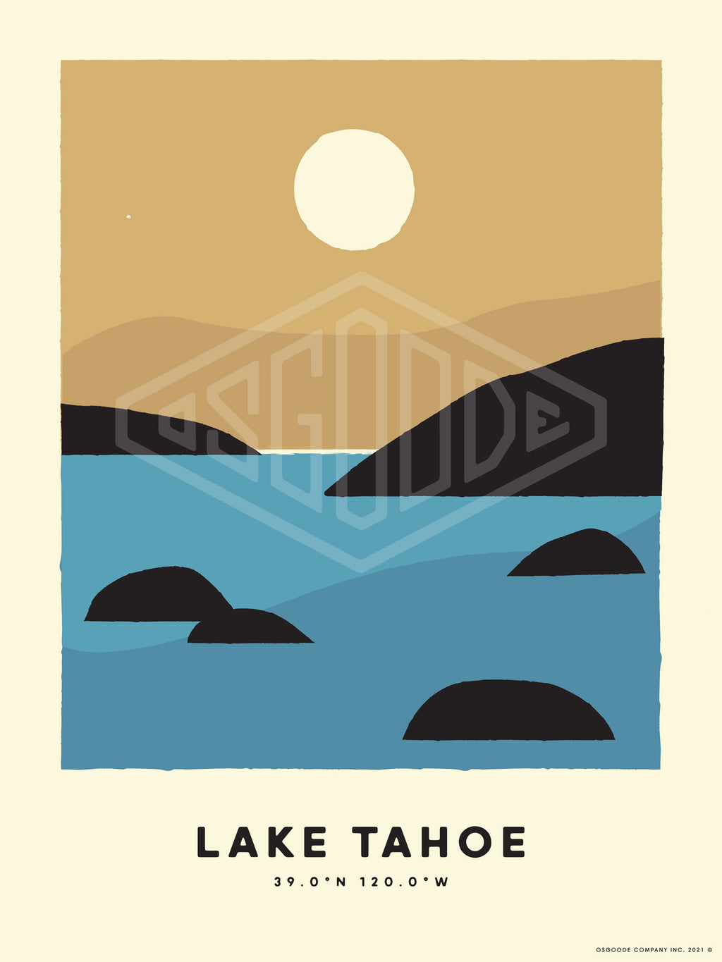 LAKE TAHOE PRINT