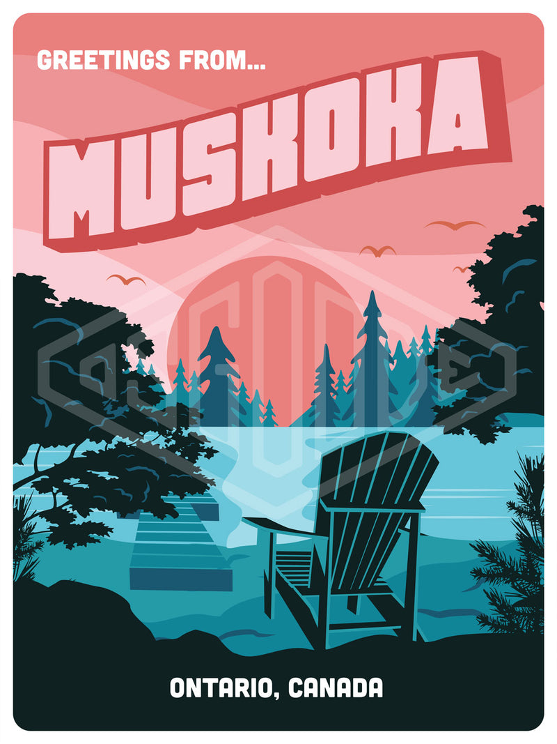 MUSKOKA PRINT