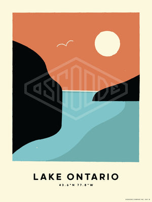 LAKE ONTARIO PRINT