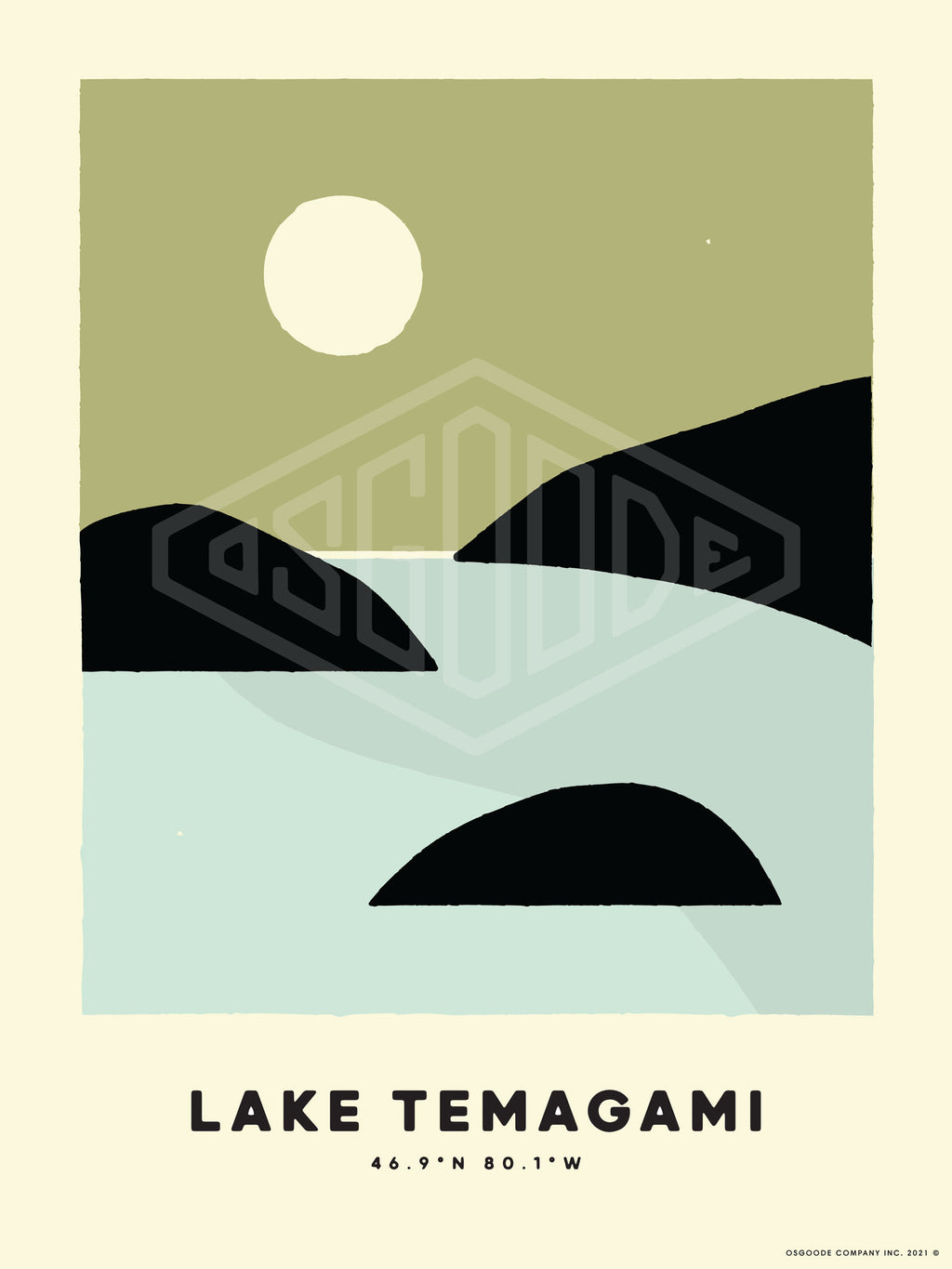 LAKE TEMAGAMI PRINT