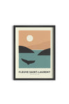 ST. LAWRENCE RIVER PRINT