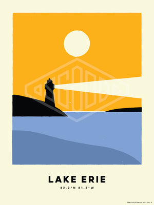 LAKE ERIE PRINT