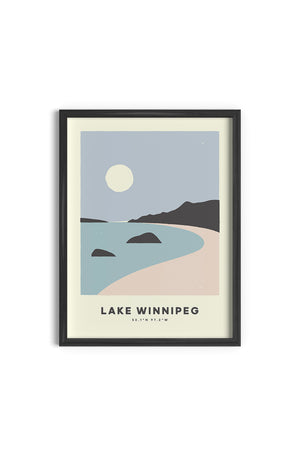 LAKE WINNIPEG PRINT