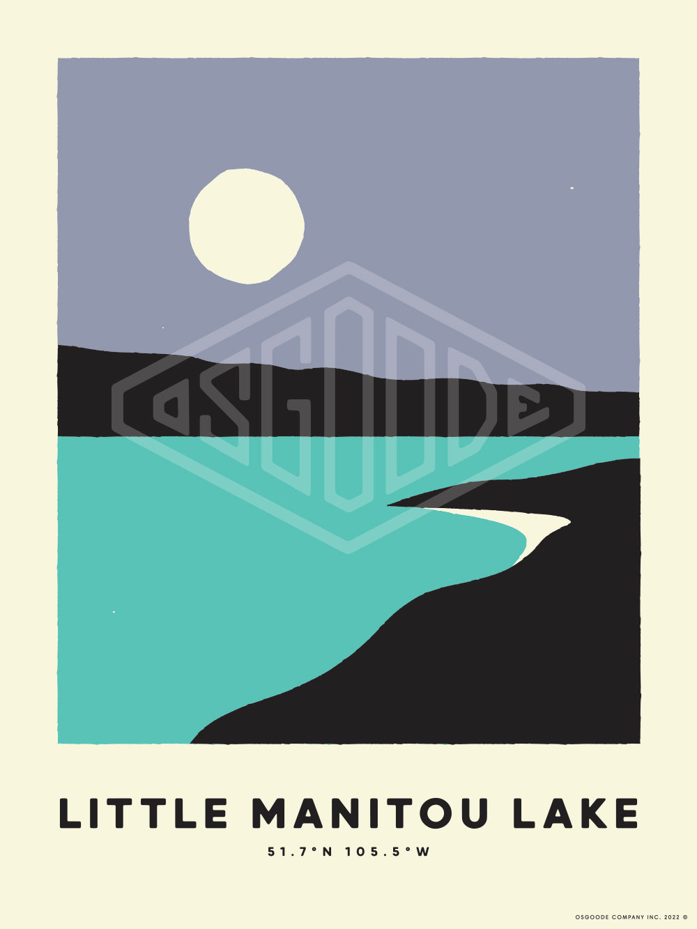 LITTLE MANITOU LAKE PRINT