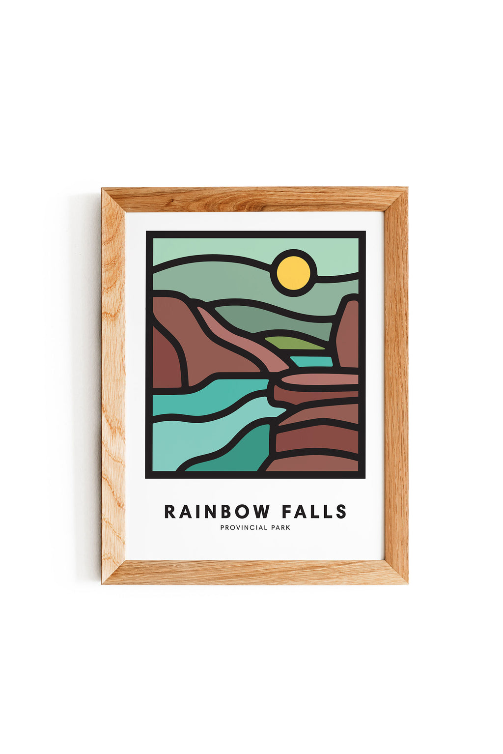 RAINBOW FALLS PRINT