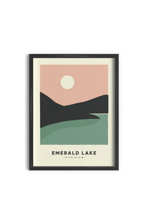 EMERALD LAKE PRINT