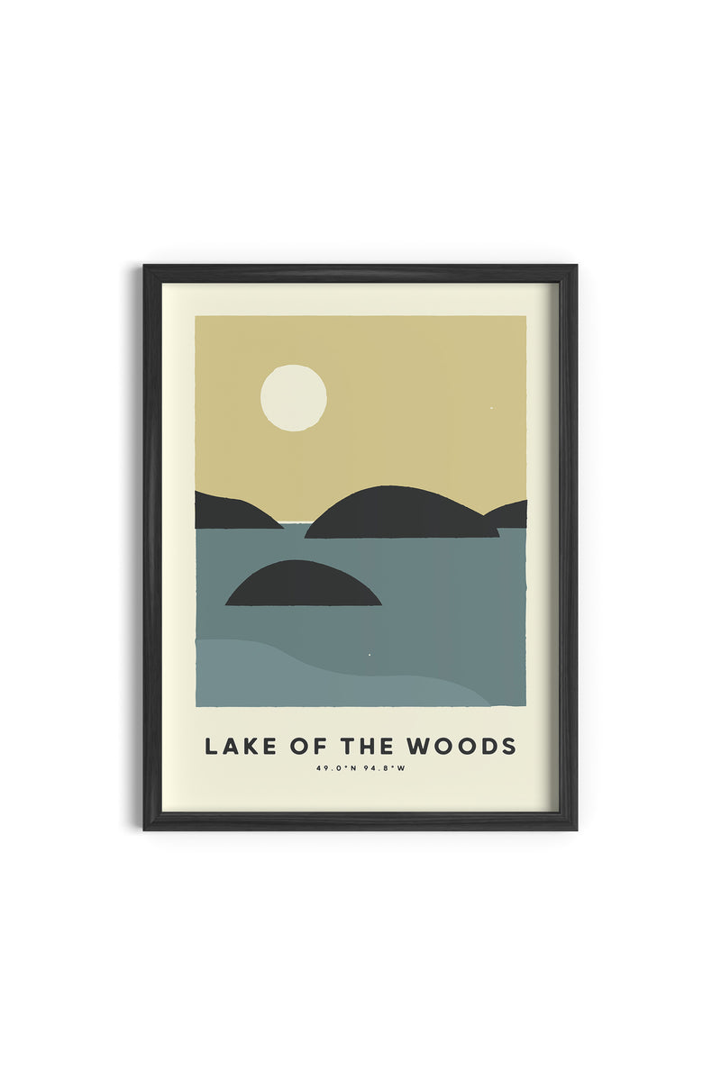 LAKE OF THE WOODS PRINT