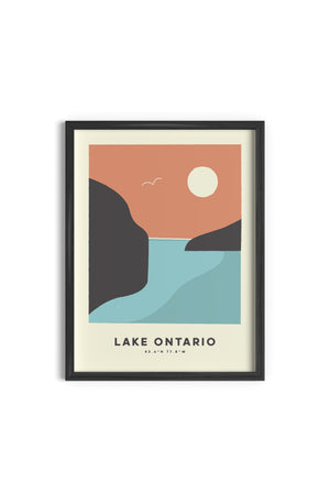 LAKE ONTARIO PRINT