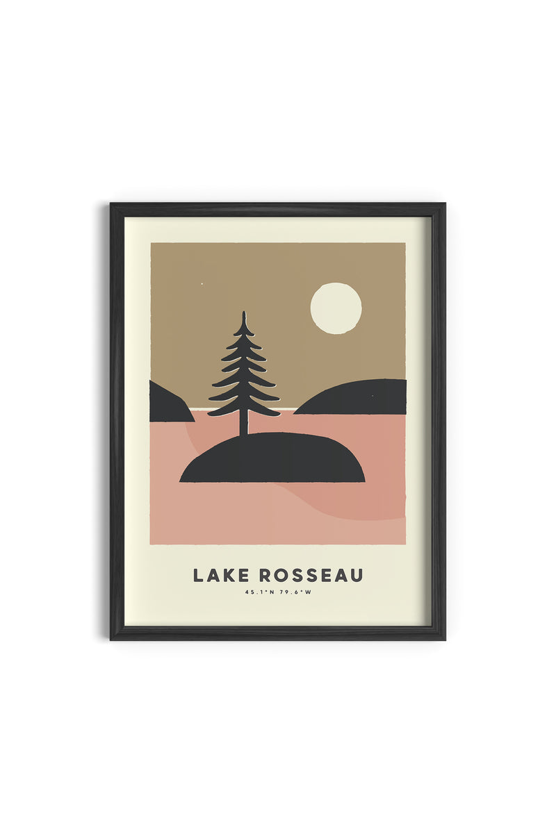 LAKE ROSSEAU PRINT