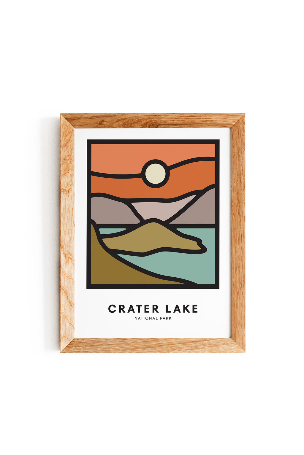 CRATER LAKE PRINT