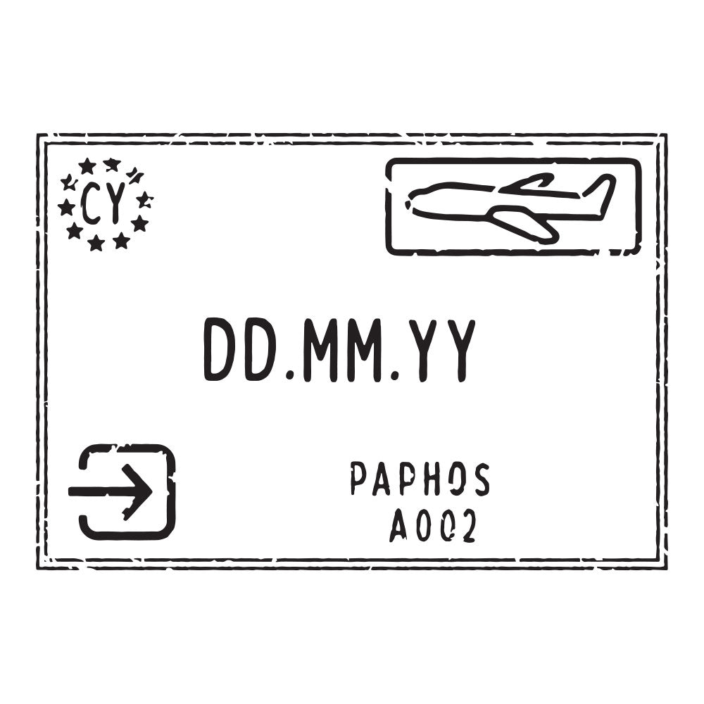 Passport Stamp Decal Cyprus 1131