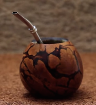 Small yerba maté gourd