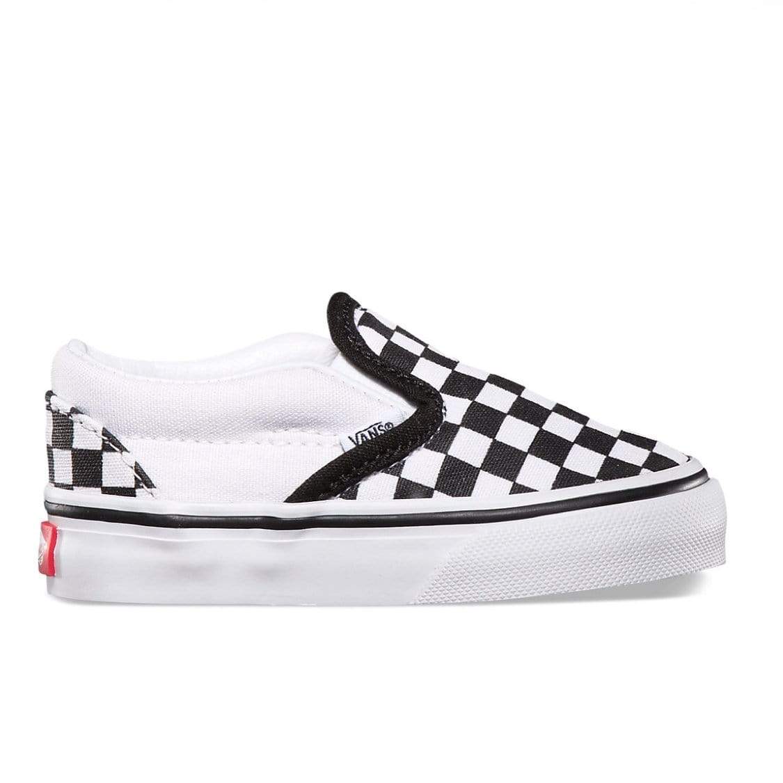 black and white slip on vans size 3