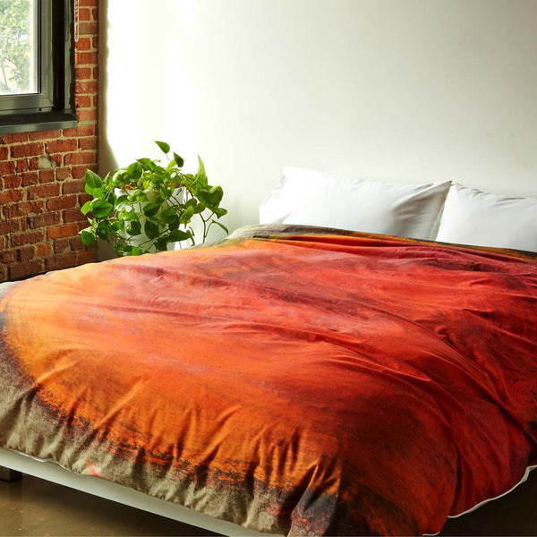 Volcano Duvet Cover - Room View