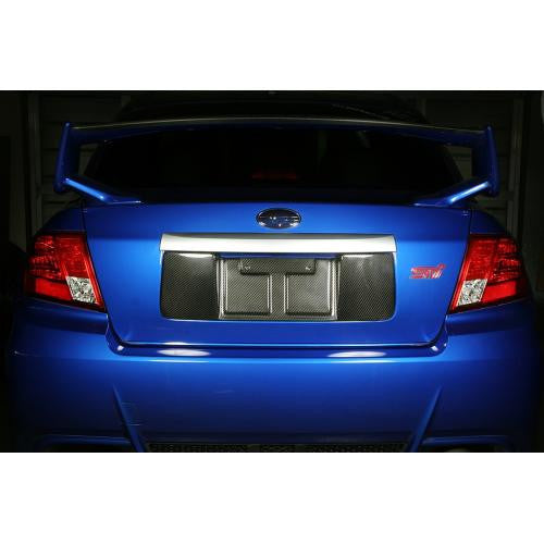 subaru carbon fiber license plate frame