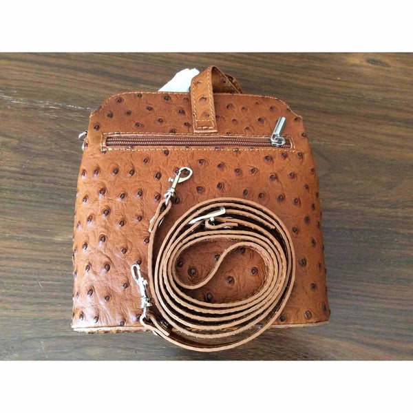 ladies brown leather purse