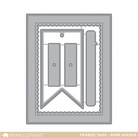 FRAMED TAGS - PARK AVENUE - CREATIVE CUTS