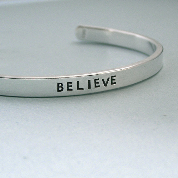 believe bracelet cuff