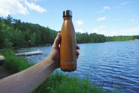 swell teak water bottle mrsgreenway