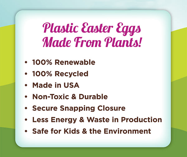Plastic Easter Eggs Made From Plants!