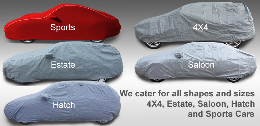 all types of car covers