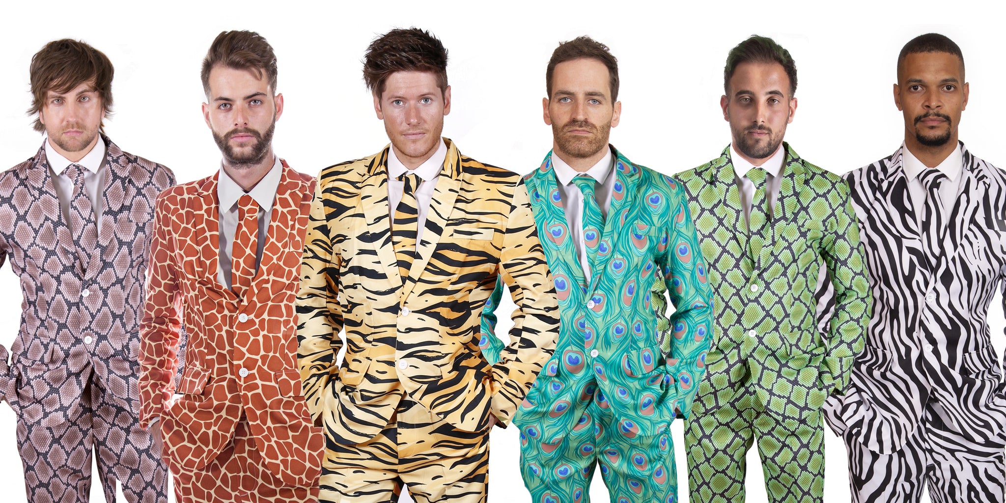 Animal Print Stag Suits