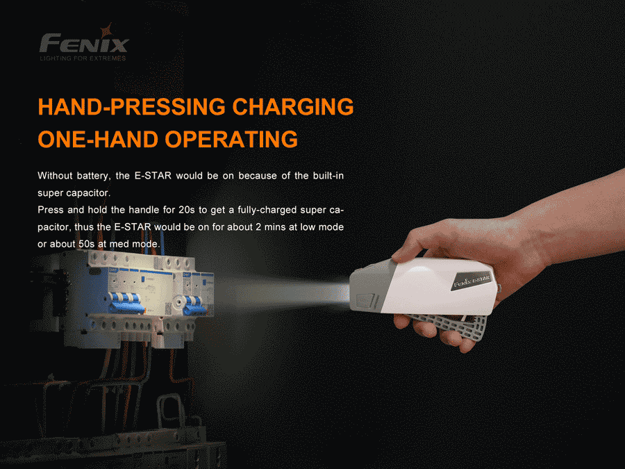 E-Star Emergency Flashlight (available mid-September)