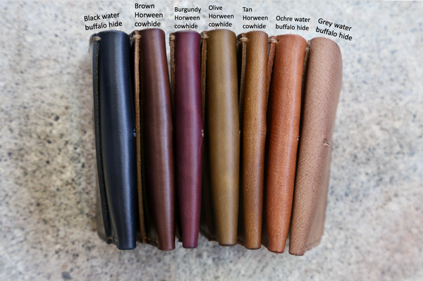 Tan credit card wallet