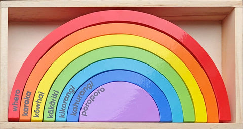 Moana Rd - Te Reo Rainbow Blocks