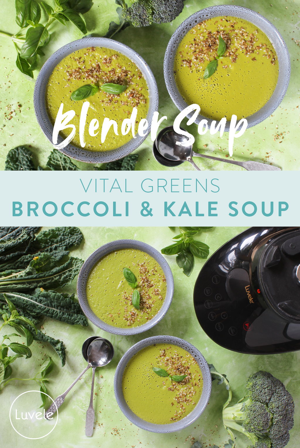blender jug broccoli and kale soup