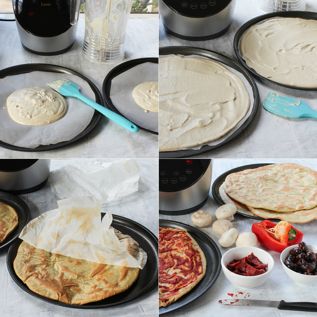 quinoa pizza crust step by step