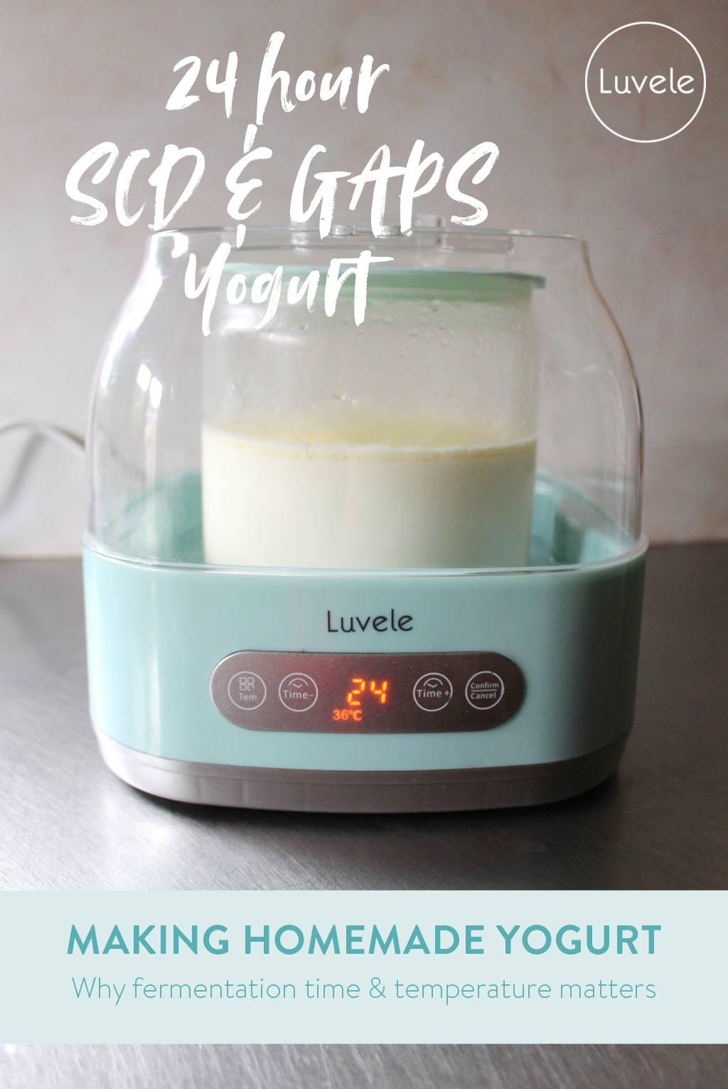 time and temperature when making homemade yogurt