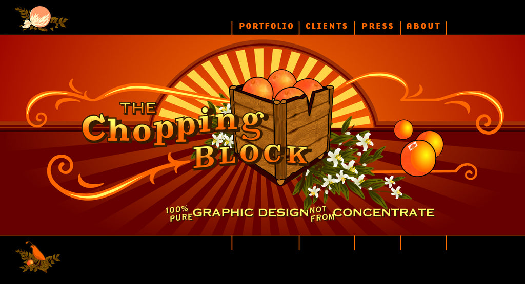 Chopping Block’s Orange Site from 2000