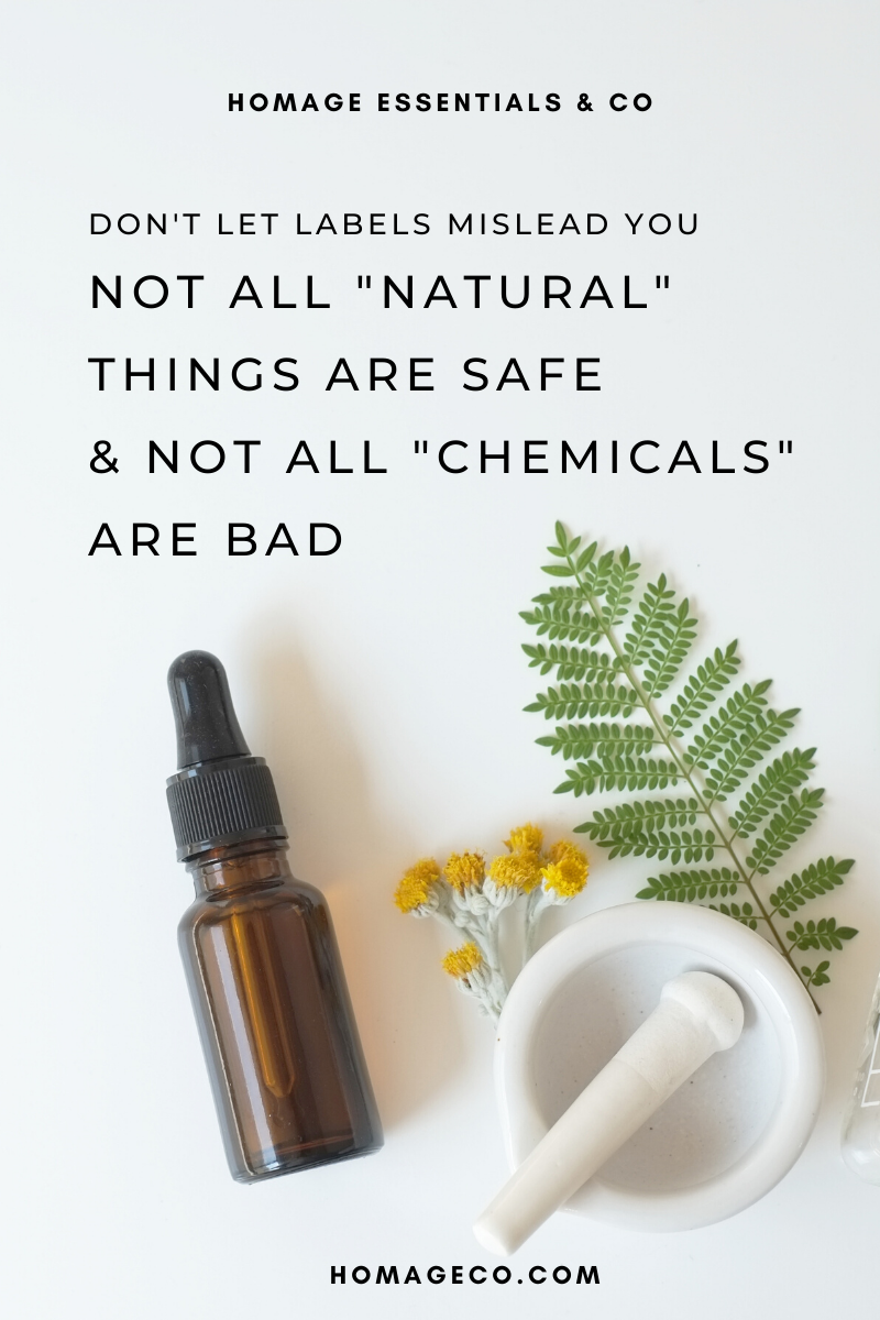 Not All "Natural" Things Are Safe & Not All "Chemicals" Are Bad - Non-toxic Cleaners