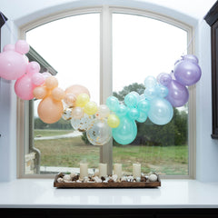 rainbow balloons