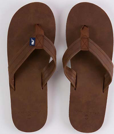 vineyard vines leather flip flops