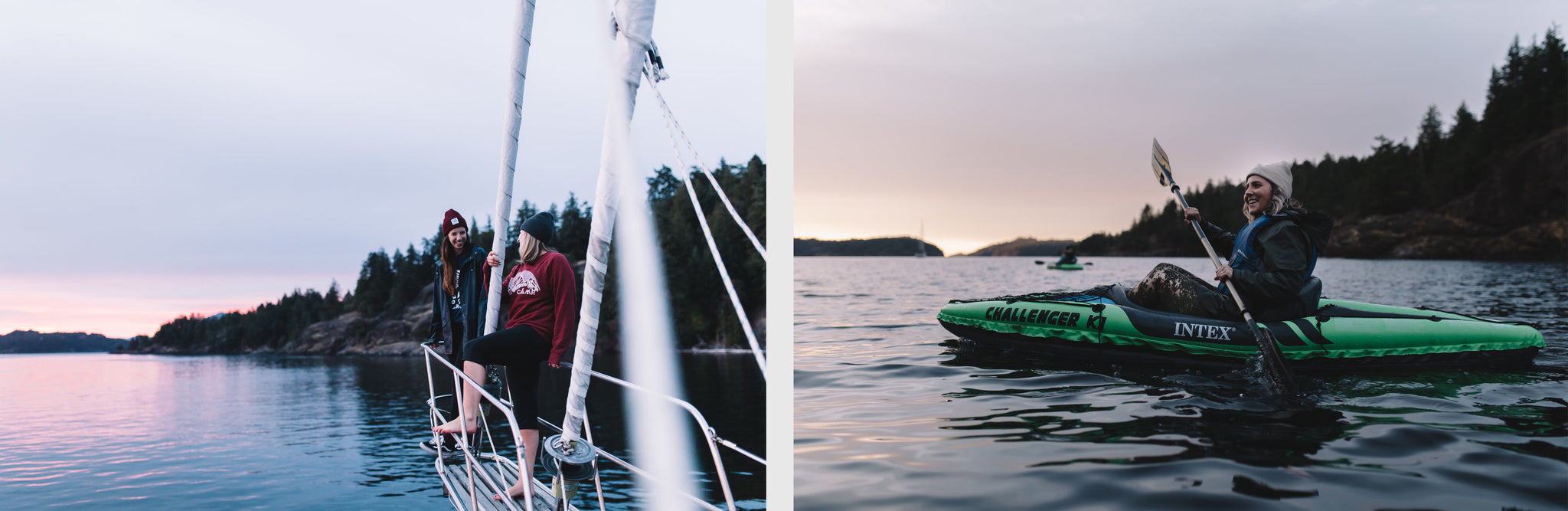 Photo: Kayaking at sunset