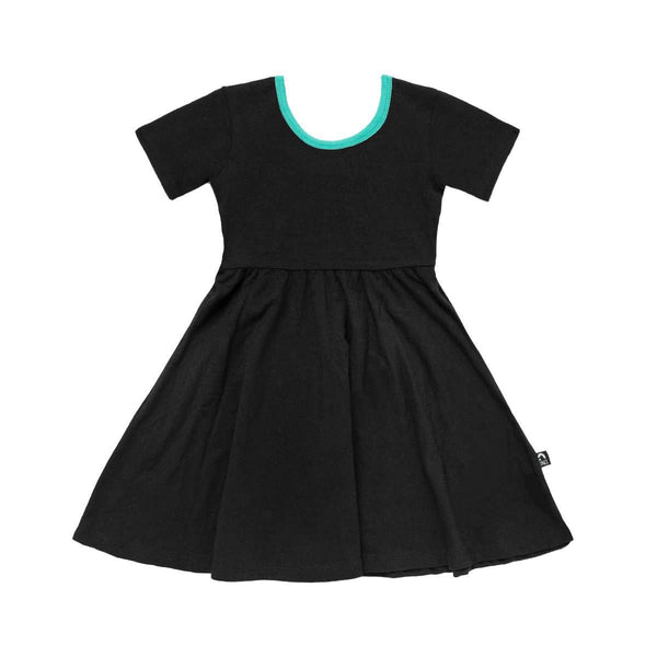 little black swing dress