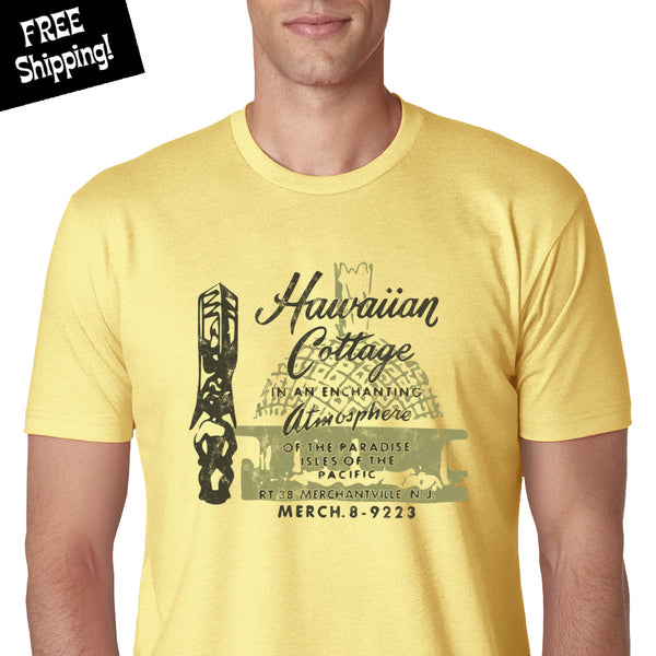 Hawaiian Cottage Merchantville New Jersey Tiki Bar T Shirt Club