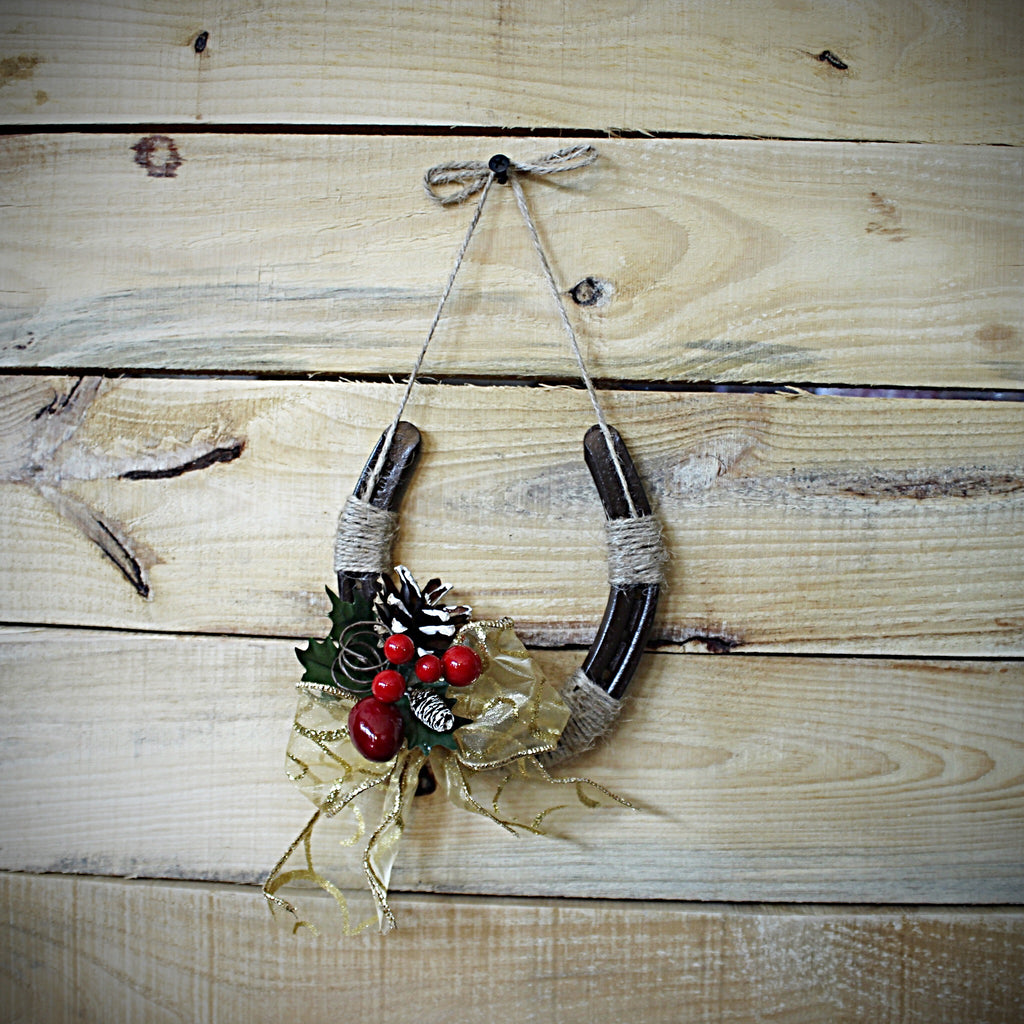 Christmas Holiday Horseshoe Decor – Back Home Country Acres